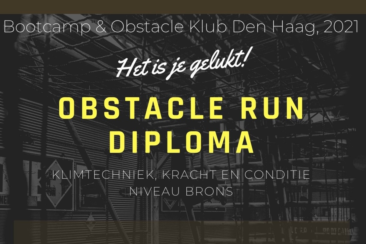 Obstacle run diploma's jeugd